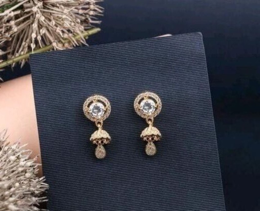 Small Gold Earrings Designs  South India Jewels  Small earrings gold  Gold earrings designs Gold earrings models