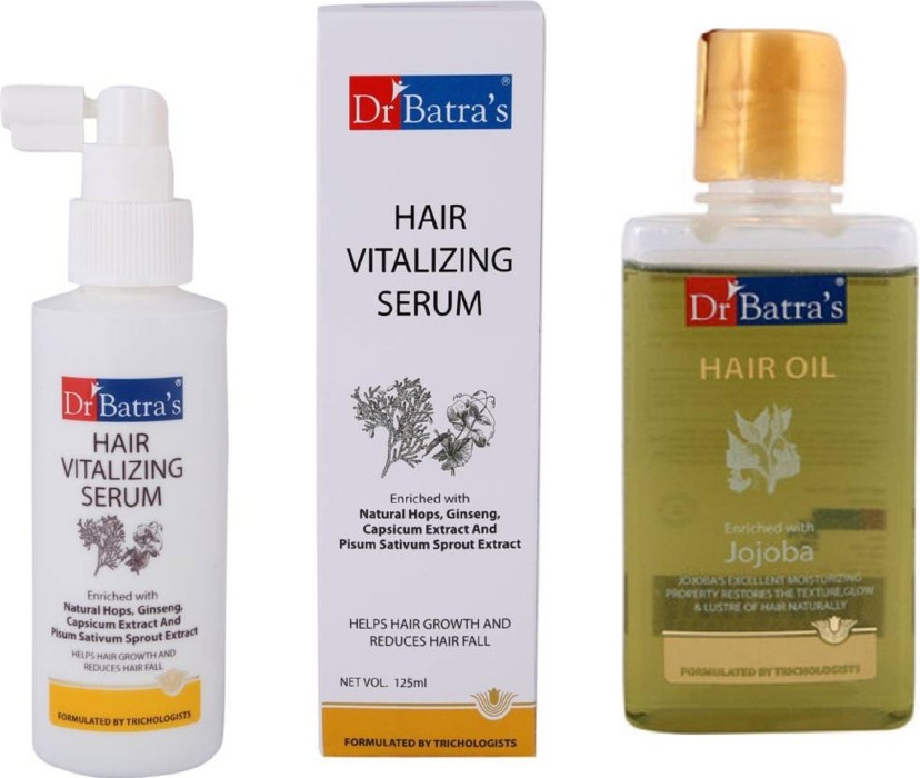 Buy Dr Batras Hair Fall Control Oil Enriched With Tulsi Extract Brahmi Oil   Thuja  200 ml Pack of 2 Online at desertcartINDIA