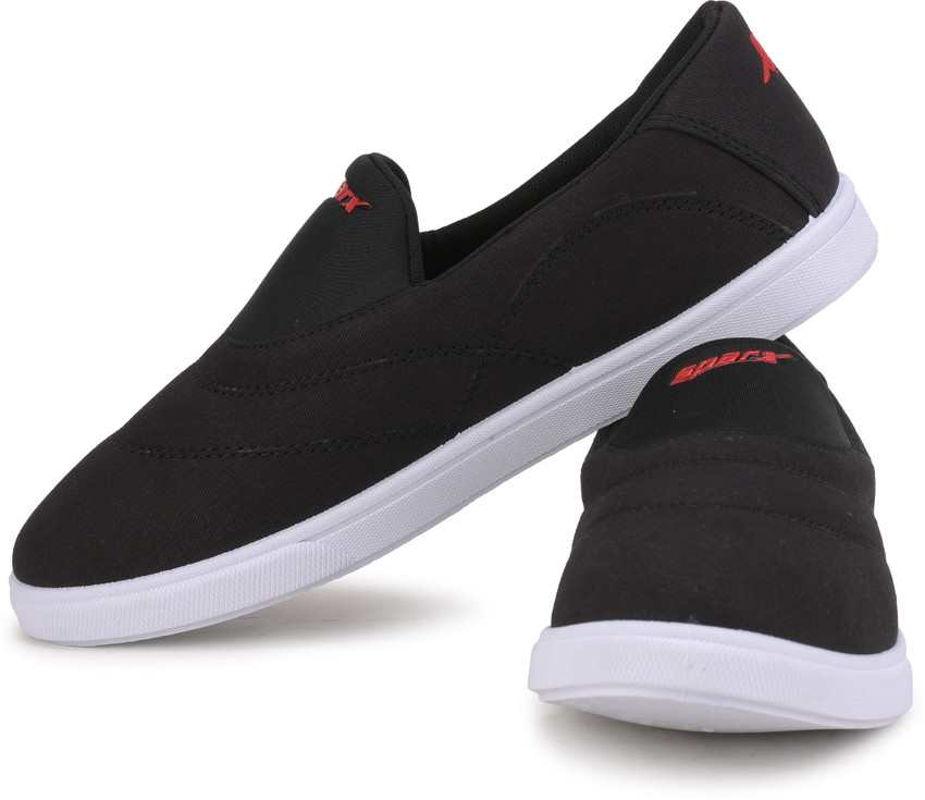 Sparx Men SM-615 Black Red Slip On 