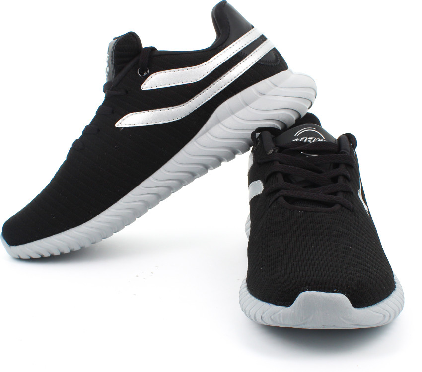 Sparx Men SM-470 Black Silver Running 