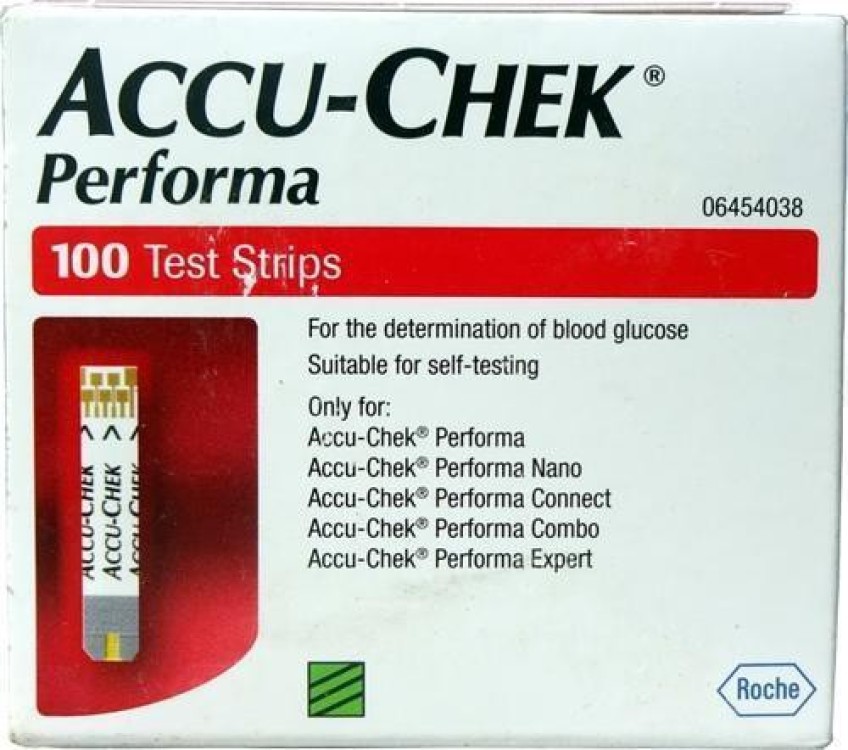 Accu Chek Performa Test Strips 100 100 Glucometer Strips Price In India Buy Accu Chek Performa Test Strips 100 100 Glucometer Strips Online At Shopsy In
