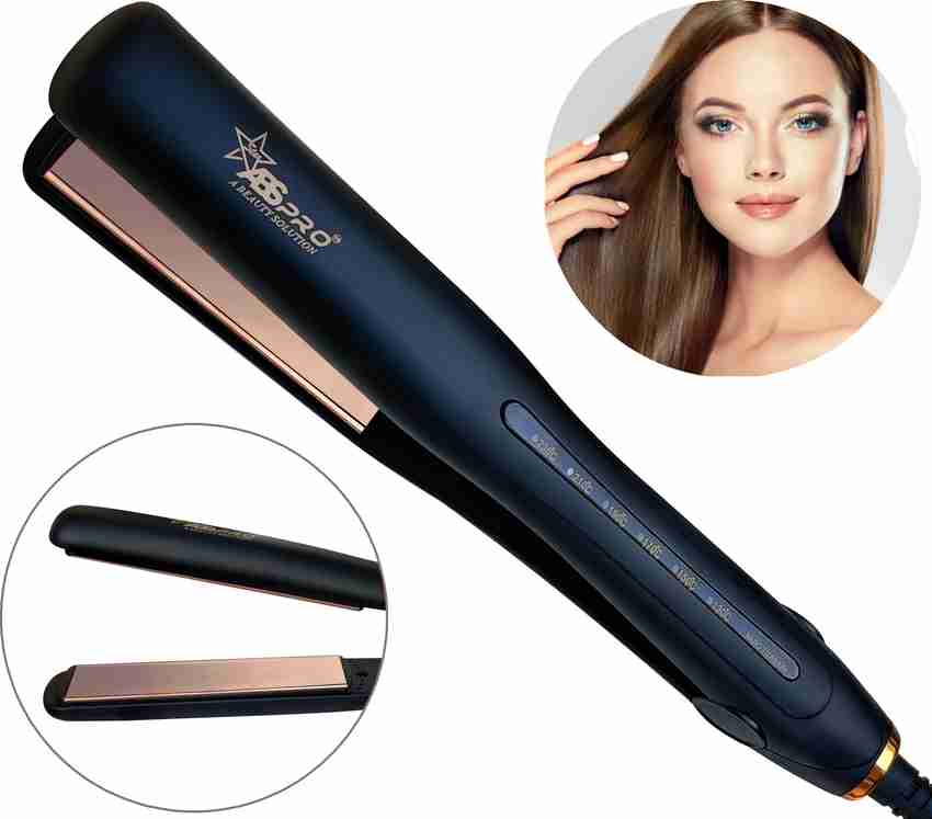 Abs Pro ABS Pro S - 10 Gleam rose gold Hair Straightener (Black, Gold) Hair Straightener - Abs Pro : Abs Pro ABS Pro S - 10 Gleam rose gold Hair Straightener (Black, Gold) Hair Straightener - Abs Pro :