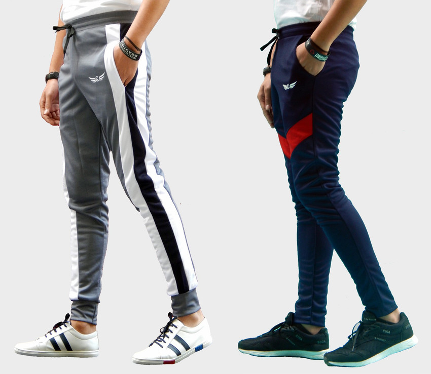 Chrome \u0026 Coral Striped Men Grey, Dark 
