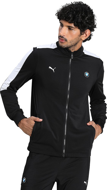 puma full sleeve colorblock men jacket
