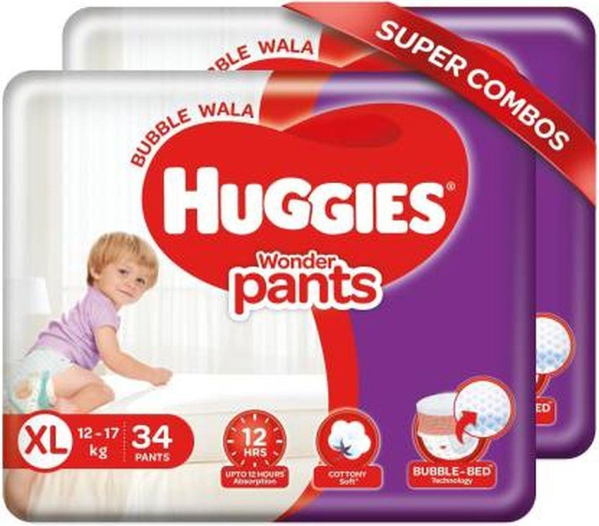 50 Pieces Huggies Wonder Pants Large Size Pant Style Diapers 