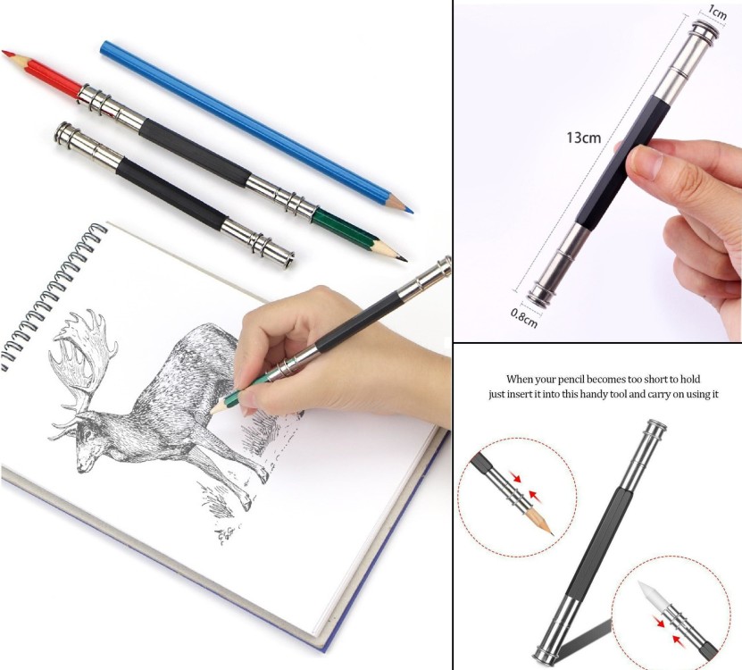 Bits of Paper Silhouette Sketch Pen Holder