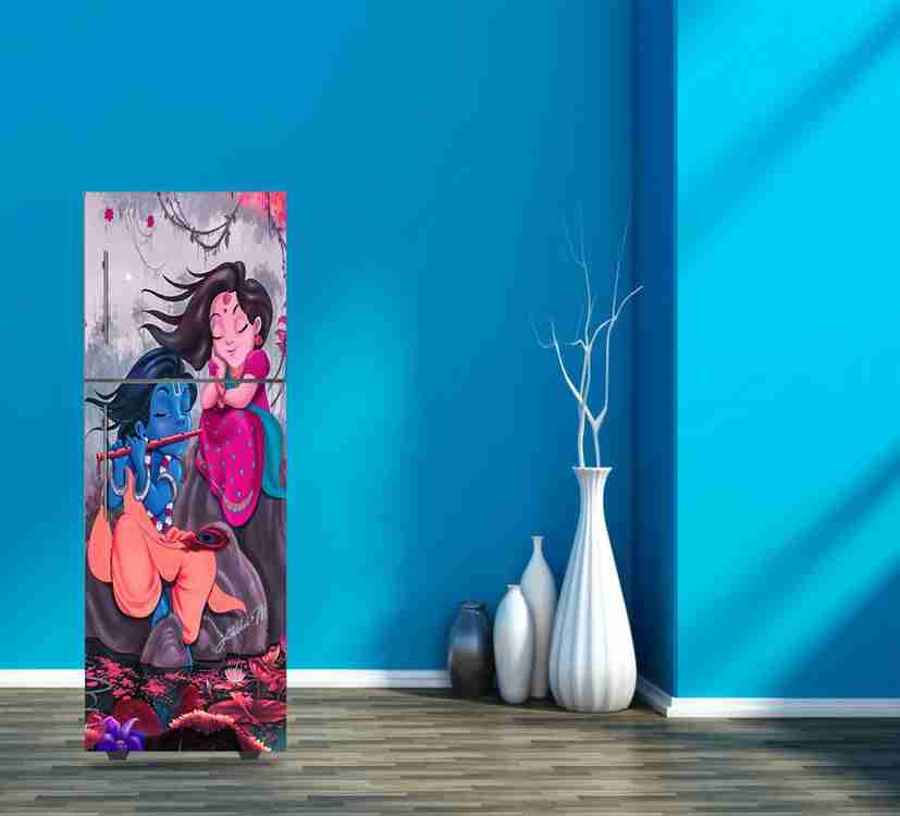 KUKU HOME DECOR 60 cm HD-cute-radha-krishna-cartoon fridge door sticker Self Adhesive Sticker Price in India - Buy KUKU HOME DECOR 60 cm HD-cute- radha-krishna-cartoon fridge door sticker Self Adhesive Sticker online at KUKU HOME DECOR 60 cm HD-cute-radha-krishna-cartoon fridge door sticker Self Adhesive Sticker Price in India - Buy KUKU HOME DECOR 60 cm HD-cute- radha-krishna-cartoon fridge door sticker Self Adhesive Sticker online at
