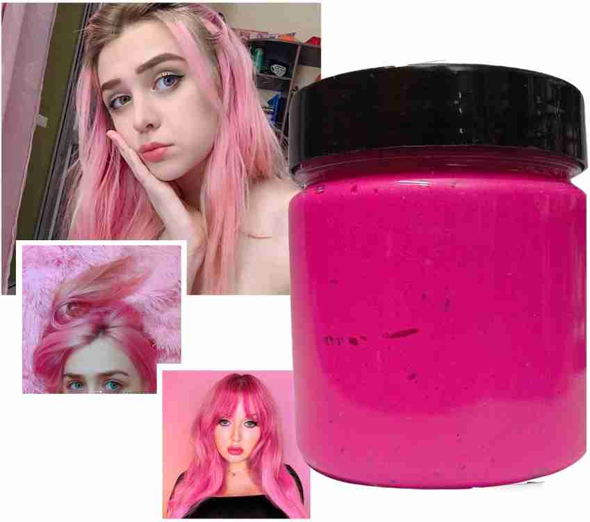 manasona Best Temporary Hair Color Dye Wax, Instant Hot Pink ...