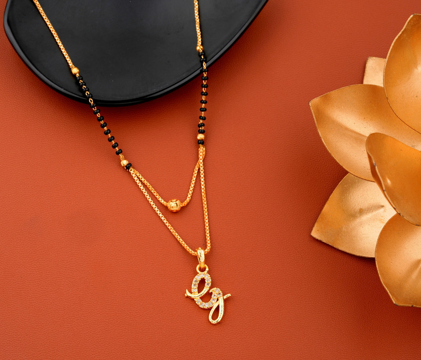 G Letter mangalsutra Alphabet 