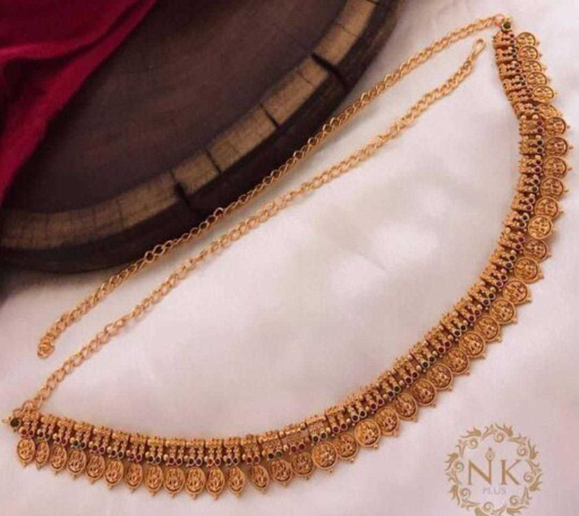 Buy 78608 Alloy, Brass Gold Kamarband 