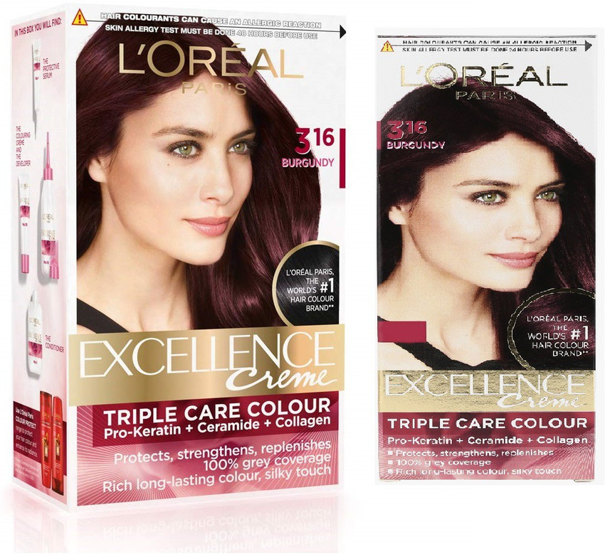 Discover 147+ burgundy loreal hair colour super hot tnbvietnam.edu.vn