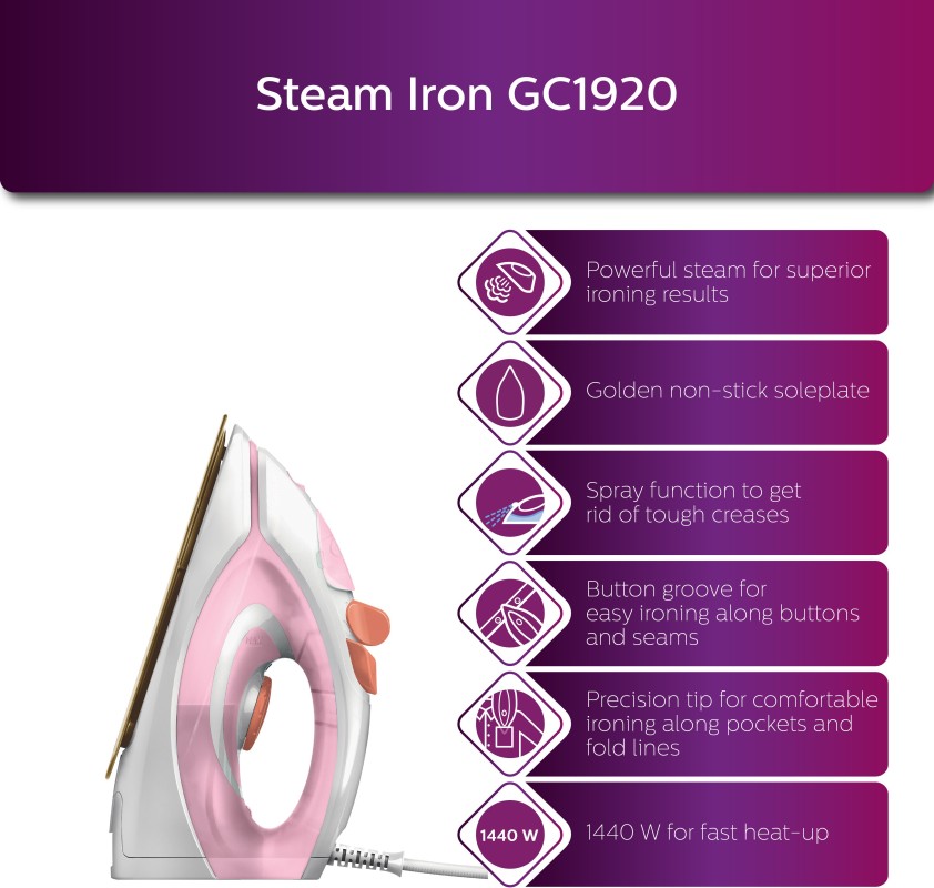 philips steam iron 1920 price