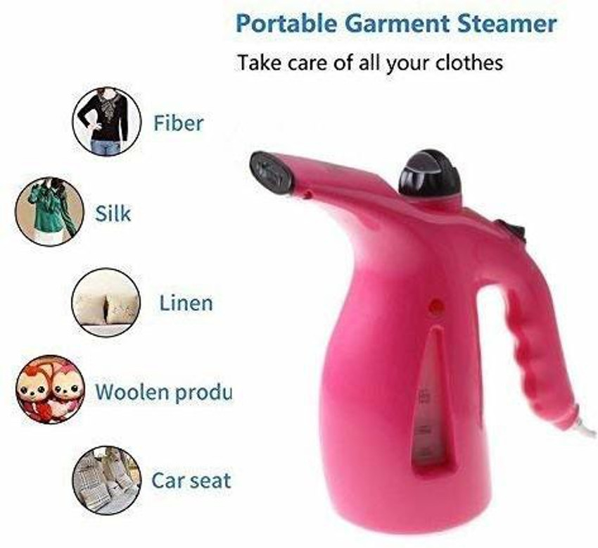 how to use handheld garment and facial steamer