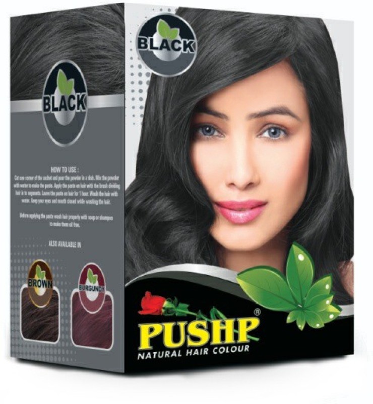 Pushp Henna Natural Hair Colour Black 10gm each (Pack of 10) - Price in  India, Buy Pushp Henna Natural Hair Colour Black 10gm each (Pack of 10)  Online In India, Reviews, Ratings & Features 