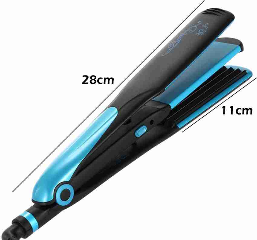 KHG 2 in 1- Flat Iron Hair Straightener EU Plug 110V-240V Portable Straight  Volume Dual-use Hair Curler Hair Hair Straightener - KHG : 