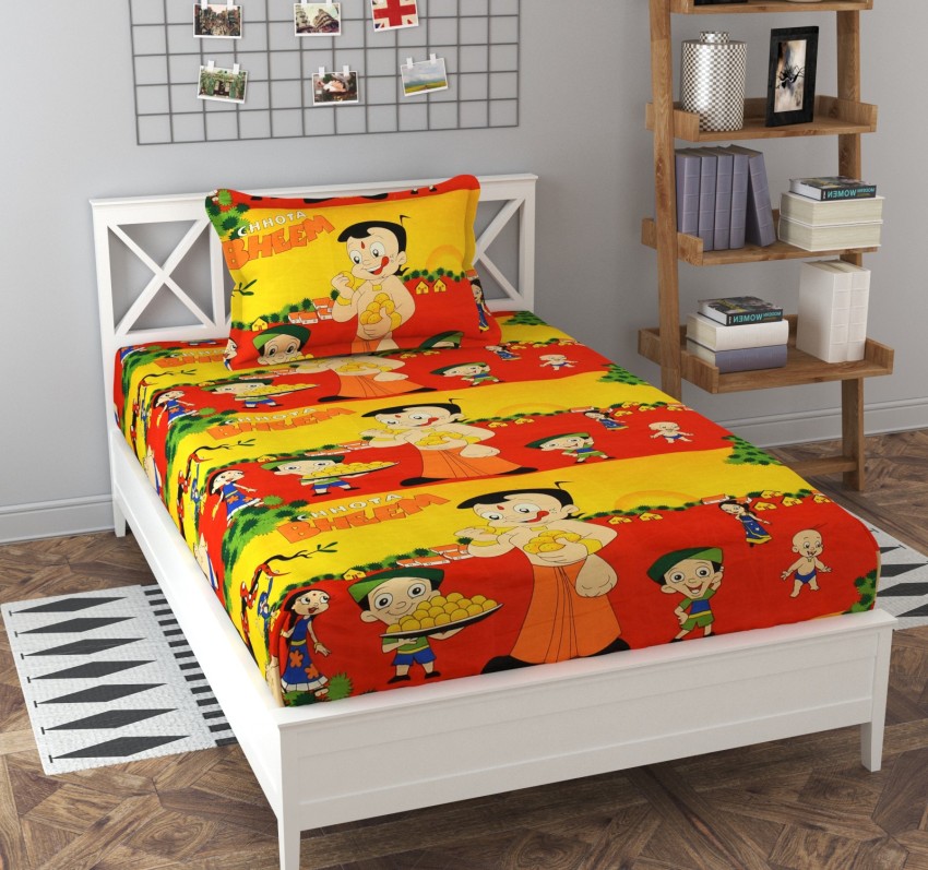 240 TC Polycotton Double King Cartoon Bedsheet Price in India - Buy 240 TC  Polycotton Double King Cartoon Bedsheet online at 