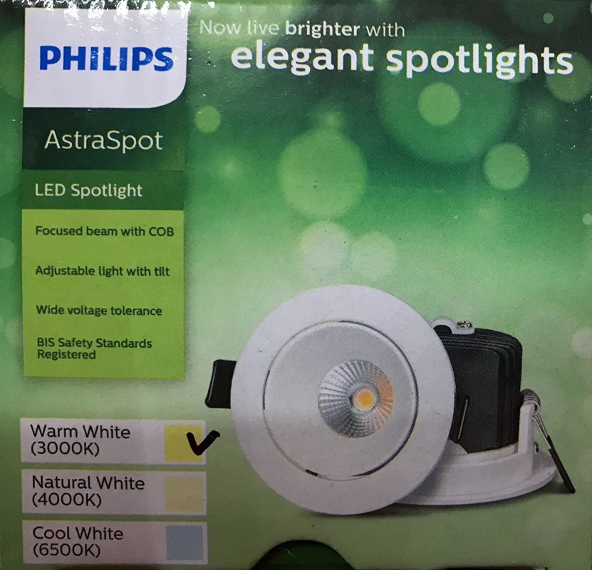 philips 7w astra spot cob spotlight led