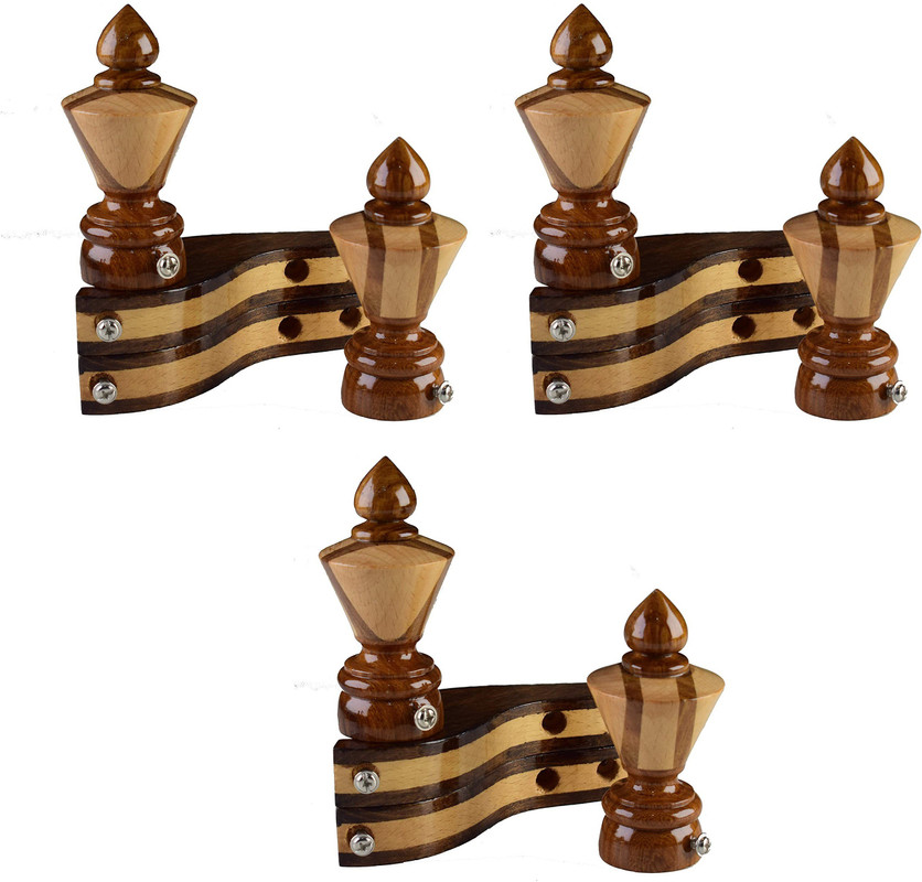 Boruz Brown Rod Rail Bracket Curtain Rods In India Online At Sy