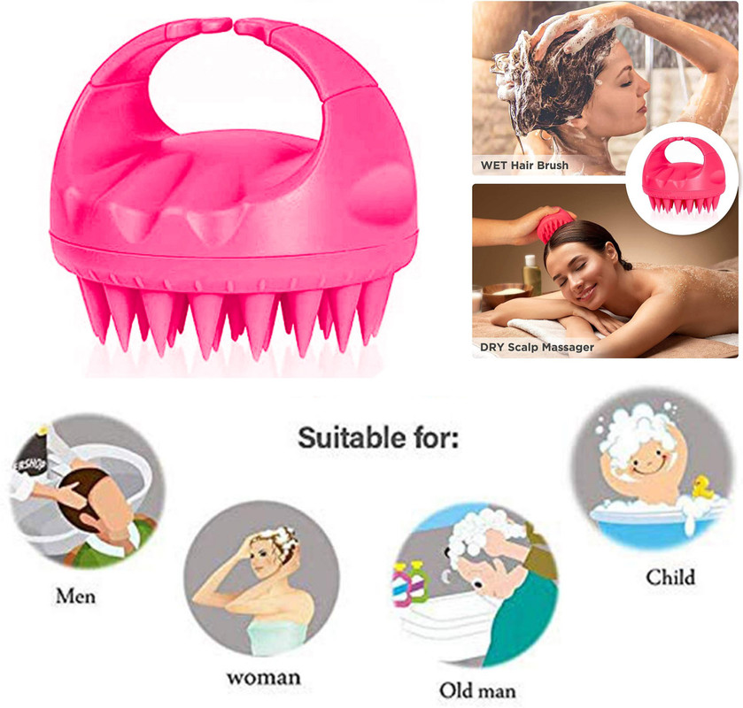 Lifesy Nutra Hair Scalp Massager Brush | Hair Wash Brush | Dry Comb Head Scrubber 100% Comfortable | Silicone Head Body Massager Brush | Shampoo Scalp Shower Hairbrush Hair Washing Exfoliating Massager Lifesy Nutra Hair Scalp Massager Brush | Hair Wash Brush | Dry Comb Head Scrubber 100% Comfortable | Silicone Head Body Massager Brush | Shampoo Scalp Shower Hairbrush Hair Washing Exfoliating Massager
