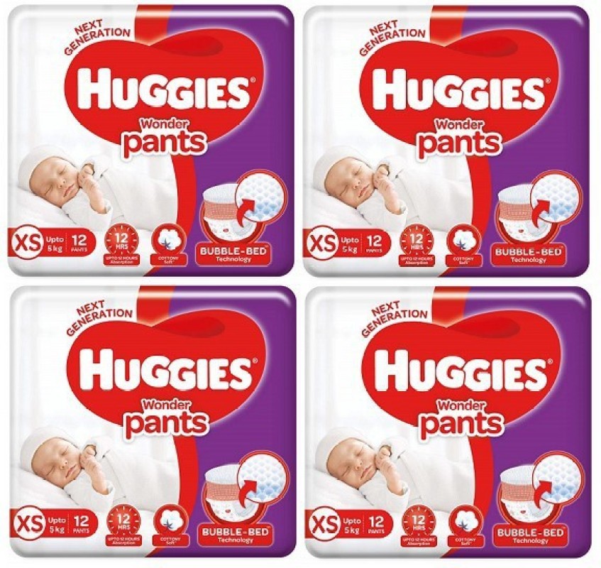 Buy Huggies Wonder Pants XS Up to 5 kg Pack Of 12 Online  Flipkart  Health SastaSundar