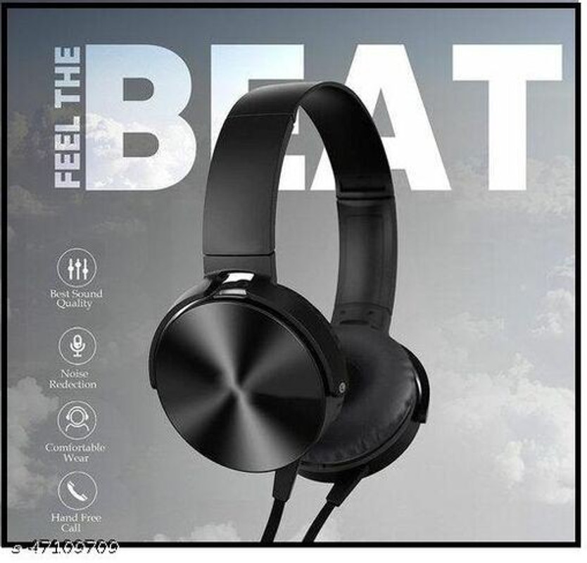Extra bass Headphones Over Wired Headset Price in India Buy Extra bass Headphones Over Wired Headset online at Shopsy.in