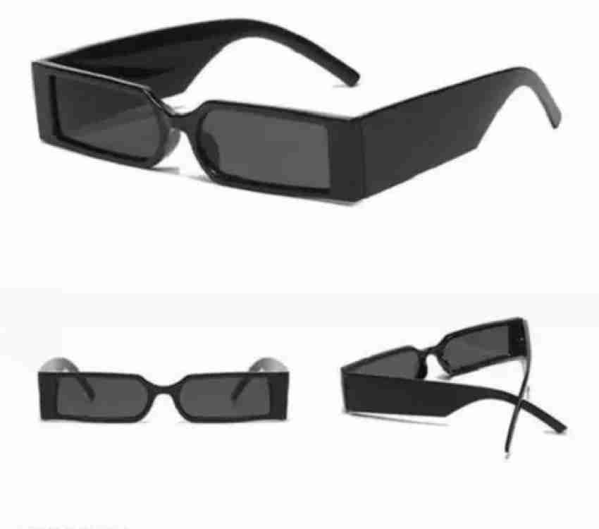 Buy Cuffandcollar Rectangular Sunglasses Black For Men & Women Online @  Best Prices in India