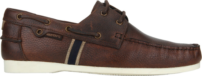 RED TAPE Men Leather Boat Shoes For Men 