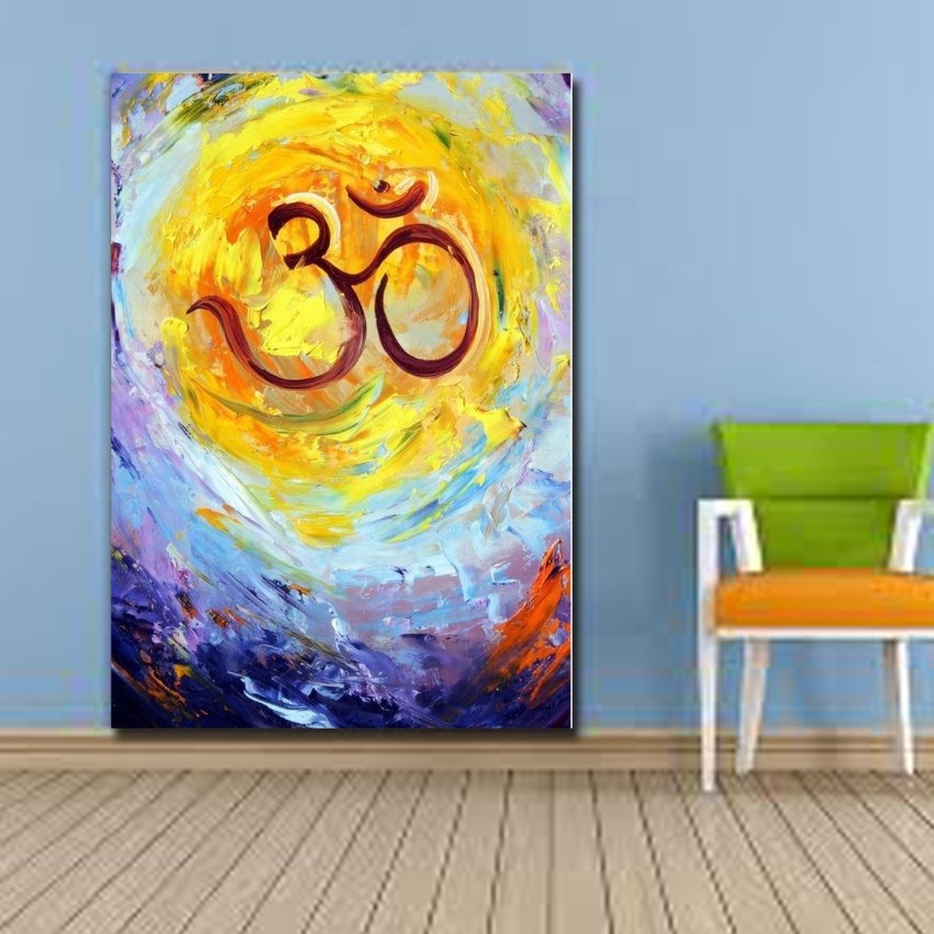 Painting Wallpaper Of Om Wall Decor Poster For Living Room No Framed /Large  Painting On Canvas Wall Art Picture For Home Decoration Wall Decor/ Wall  Painting || Photo / Paintings || Gift
