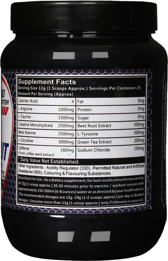 tru PRE WORKOUT GREEN APPLE Energy Drink Price in India - Buy ...