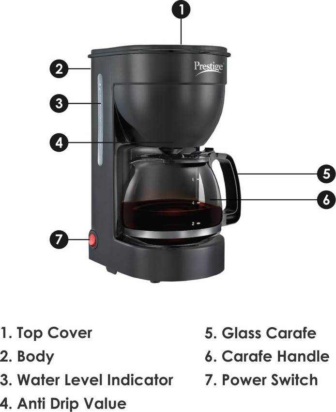Prestige DRIP PCMD 3.0 6 Cups Coffee 