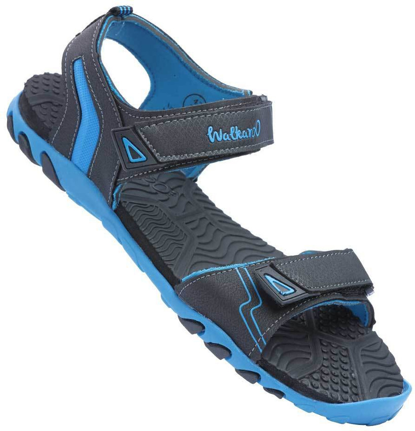Buy WALKAROO Men Blue Sports Sandals 