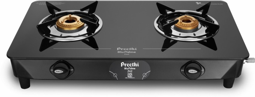 2 burner gas stove preethi
