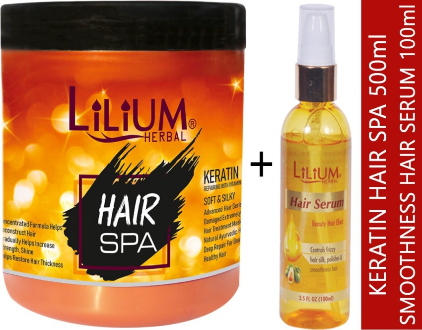 LILIUM Herbal Hair SPA-500ml With Hair Serum-100ml Price in India - Buy  LILIUM Herbal Hair SPA-500ml With Hair Serum-100ml online at 