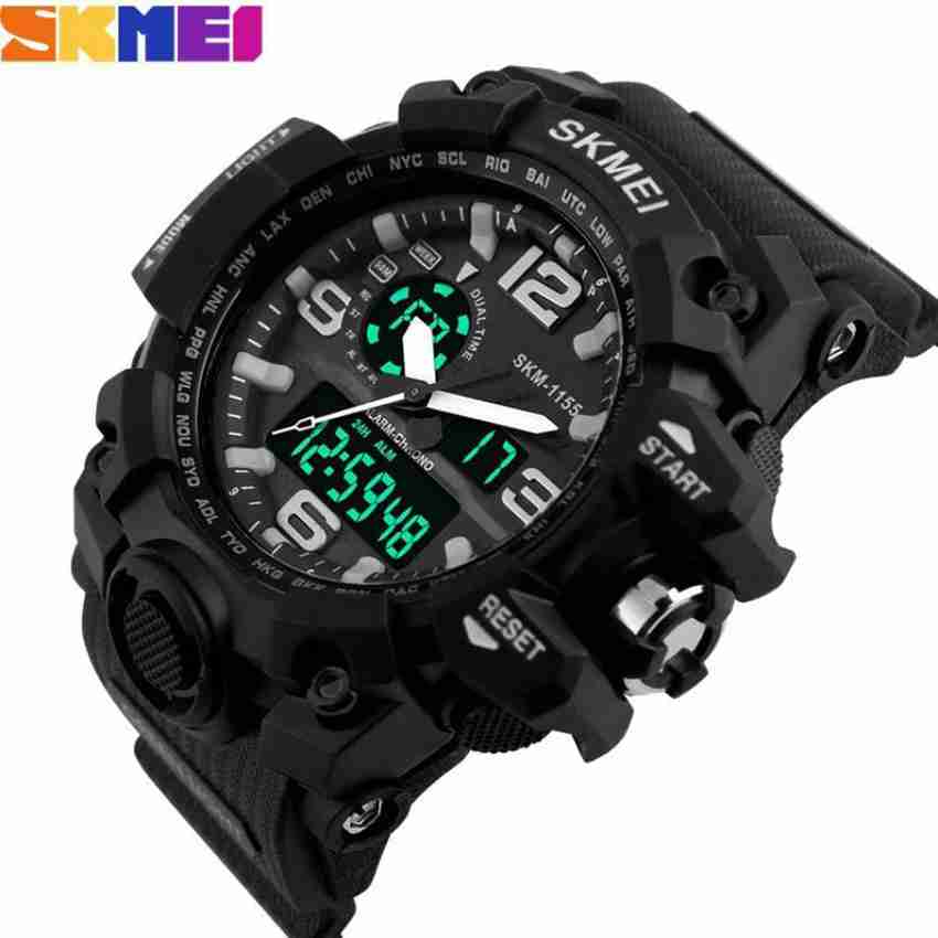 Timewear military series analogue digital black best sale