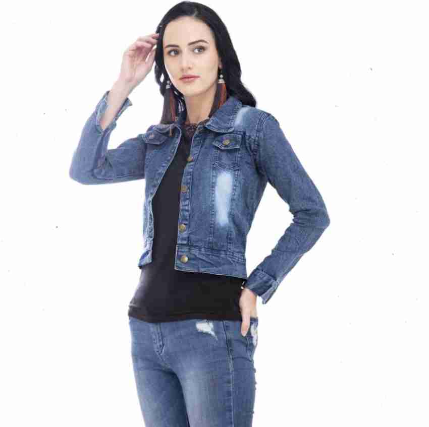 red craft Full Sleeve Washed Women Denim Jacket - Buy red craft Full Sleeve  Washed Women Denim Jacket Online at Best Prices in India | Flipkart.com