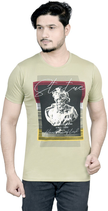 Vsquared2 Printed Men Round Neck Light 