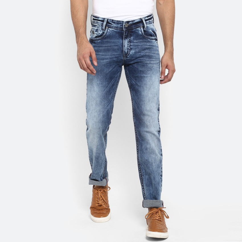 MUFTI Regular Men Dark Blue Jeans - Buy 