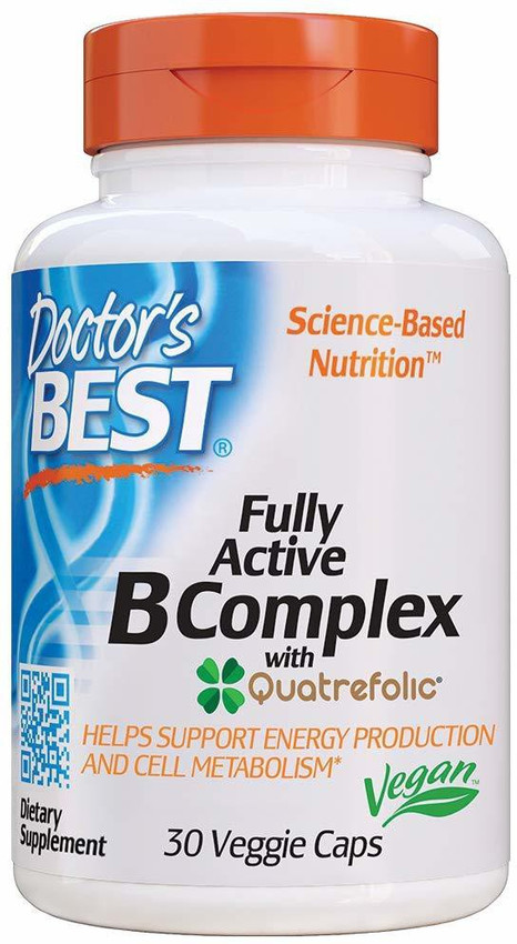 Doctor's Best Fully Active B Complex Nutritional Supplement ...