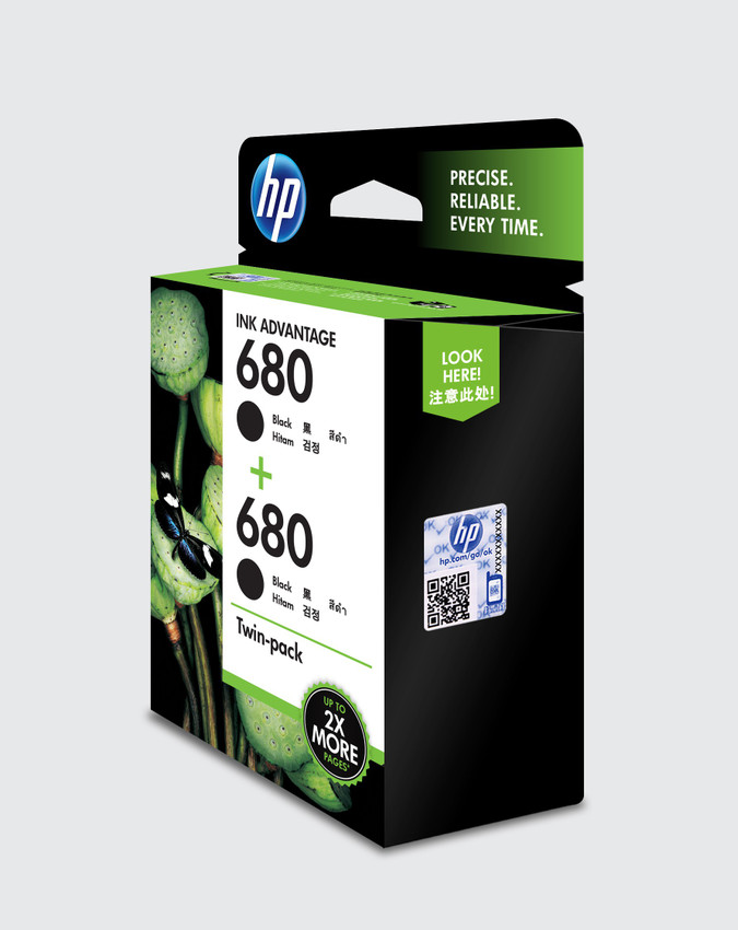 Hp 680 Black Twin Pack Ink Cartridge Hp Flipkart Com