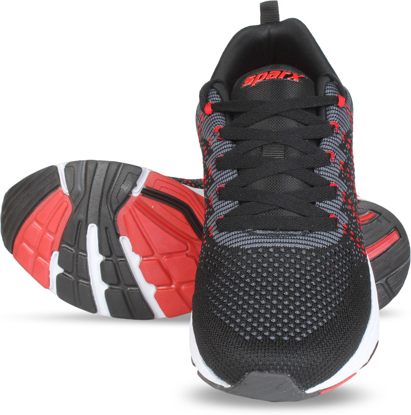 Sparx Men SM-440 Black Red Running 