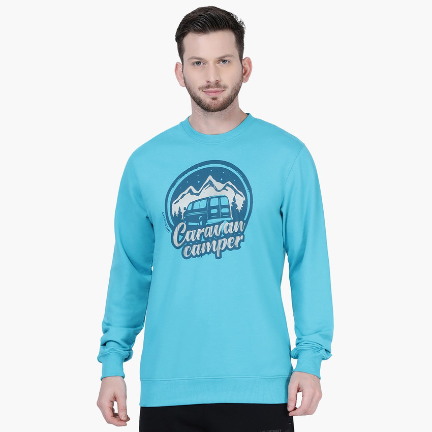 Sleeve Solid Men Sweatshirt 