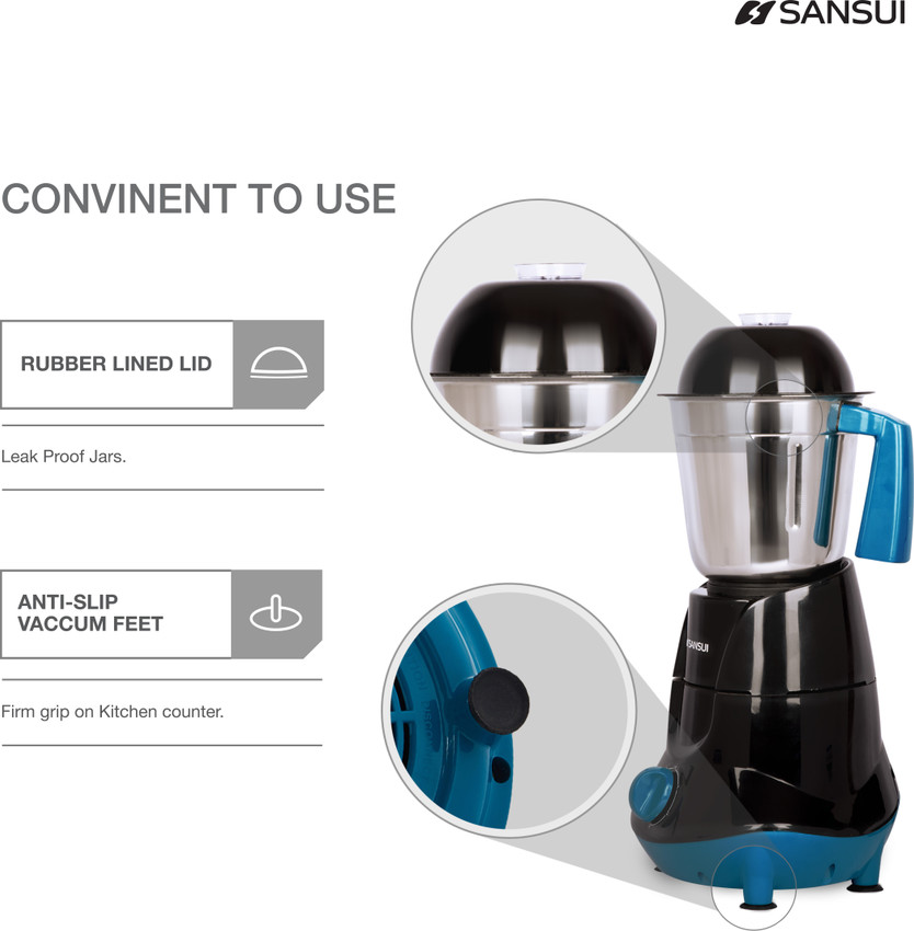 sansui mixer grinder 500 watt