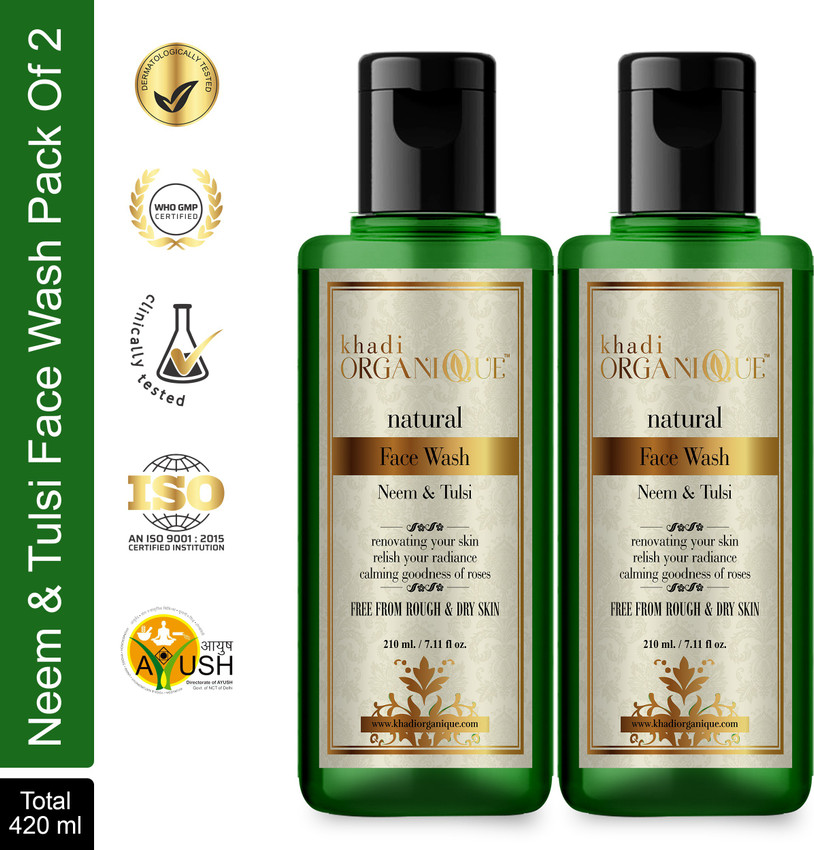khadi face wash neem