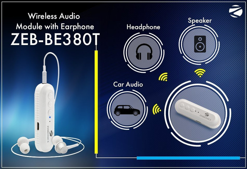 zebronics be380t bluetooth earphone