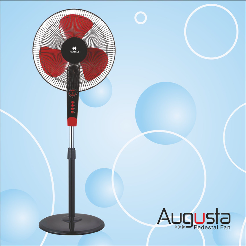 Timer 400 mm 3 Blade Pedestal Fan 