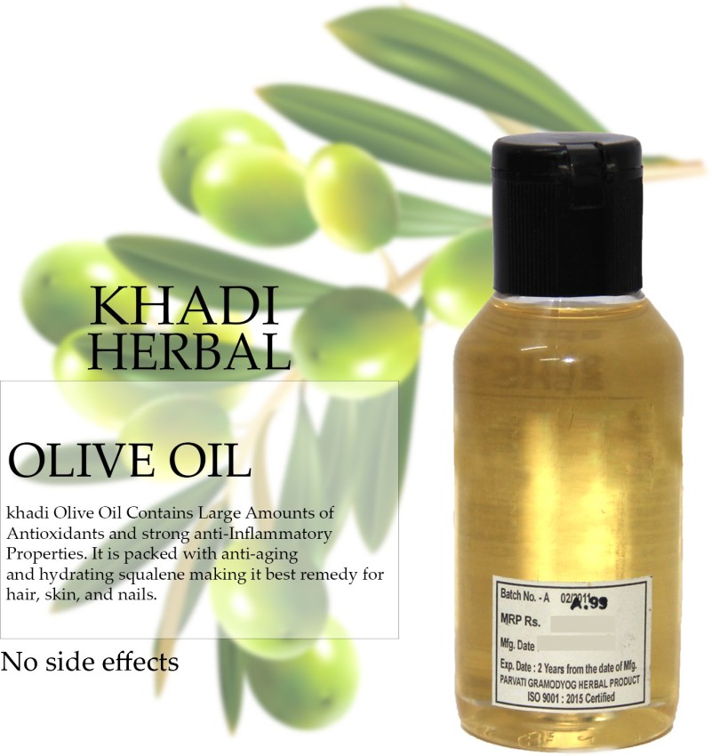 Herbal Khadi Pure Herbal Ayurvedic Olive Hair Oil (100 ml) Hair Oil - Price  in India, Buy Herbal Khadi Pure Herbal Ayurvedic Olive Hair Oil (100 ml) Hair  Oil Online In India,