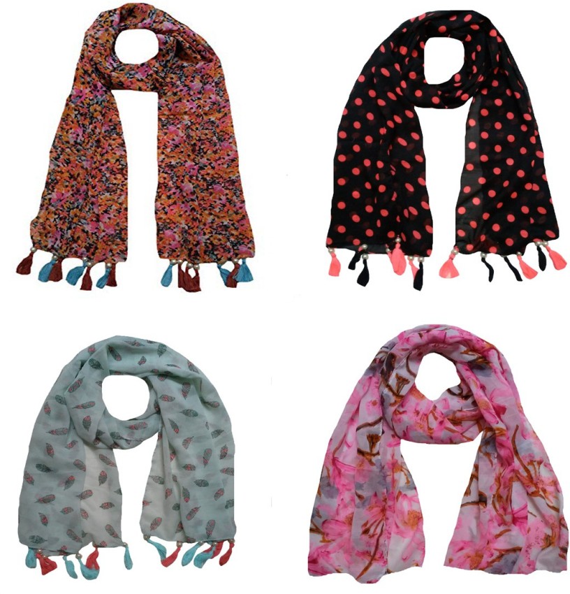 LETZ DEZINE Printed Polycotton Women Scarf - Buy LETZ DEZINE Printed Polycotton Scarf Online at Best Prices in India | Shopsy.in