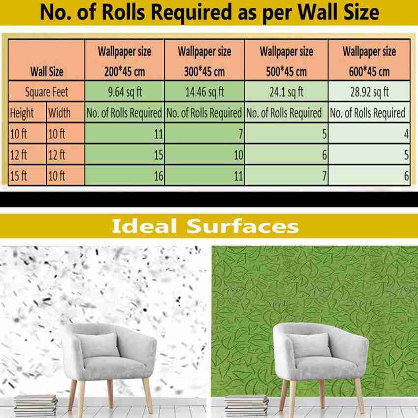 Larbenz Decorative Green Wallpaper Price In India Buy Larbenz Decorative Green Wallpaper Online At Flipkart Com