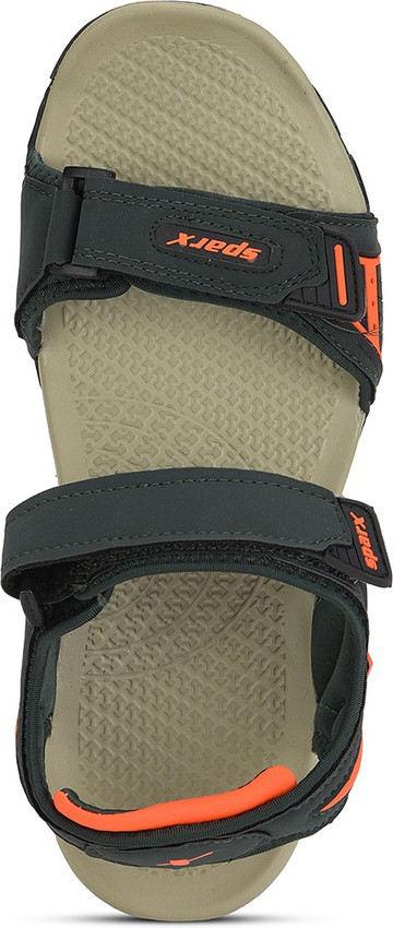 Sparx SS-492 Men Green, Orange Sandals 