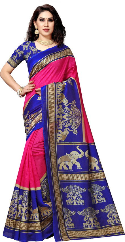 Striped, Animal Print, Floral Print Mysore Silk Blend Saree Price in India - Buy Striped, Animal Print, Floral Print Mysore Silk Blend Saree online at Striped, Animal Print, Floral Print Mysore Silk Blend Saree Price in India - Buy Striped, Animal Print, Floral Print Mysore Silk Blend Saree online at
